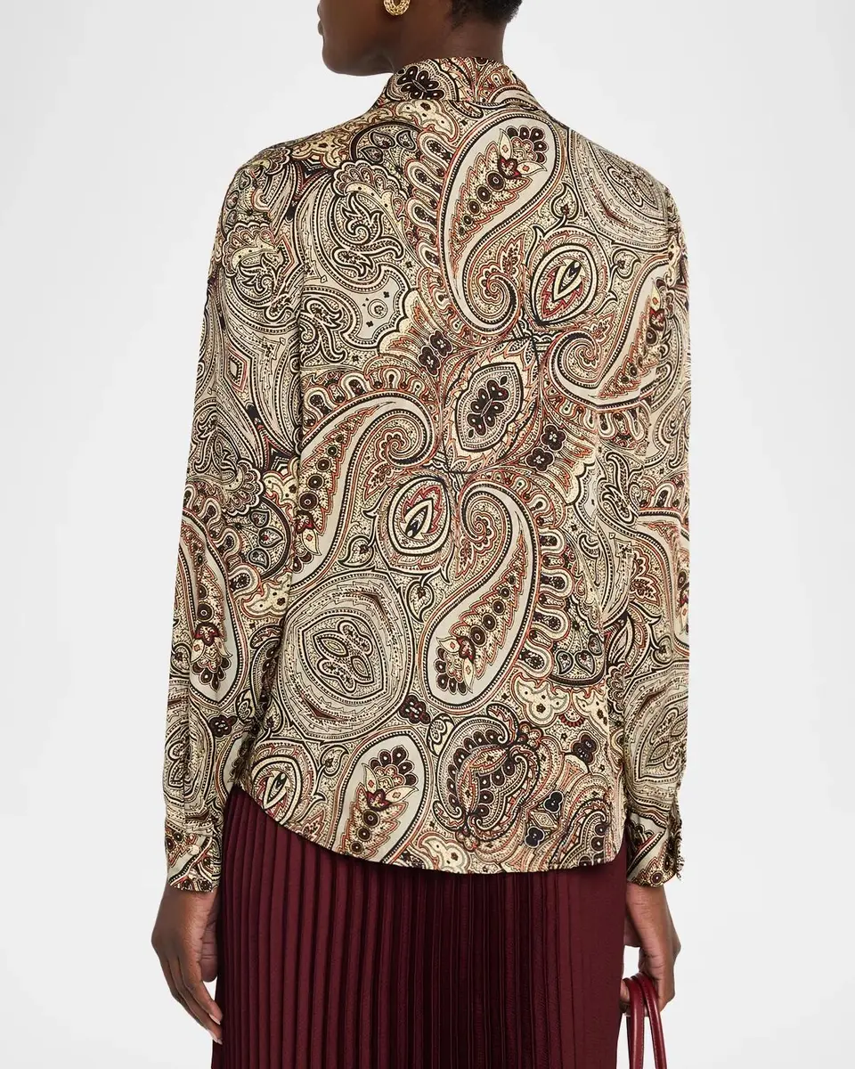 Elie Tahari The Pria Paisley-Print Blouse | Thumbnail 3