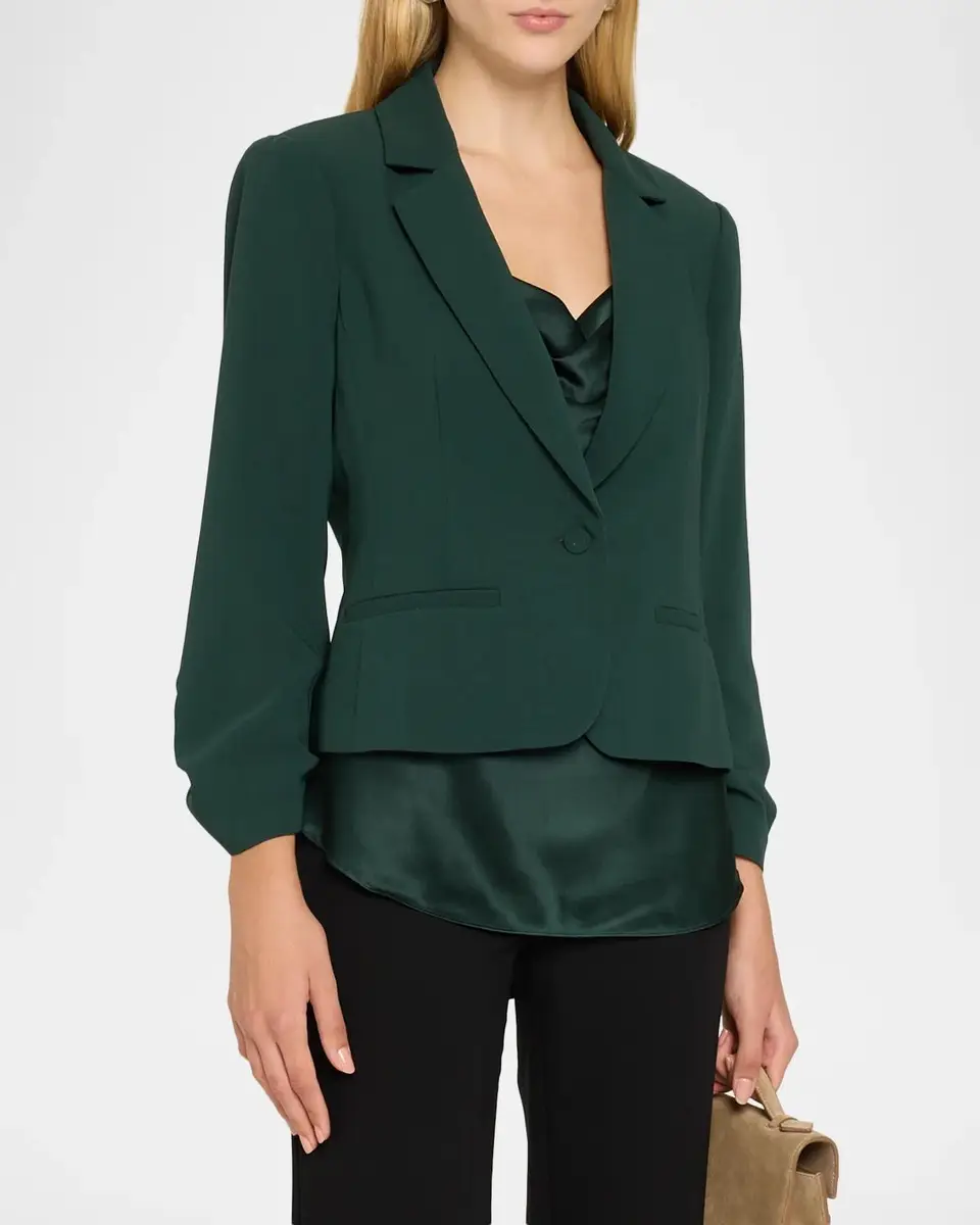 Cinq à Sept Khloe Petite Cropped 3/4-Sleeve Blazer | Thumbnail 4 Cinq à Sept Khloe Petite Cropped 3/4-Sleeve Blazer | Thumbnail 4