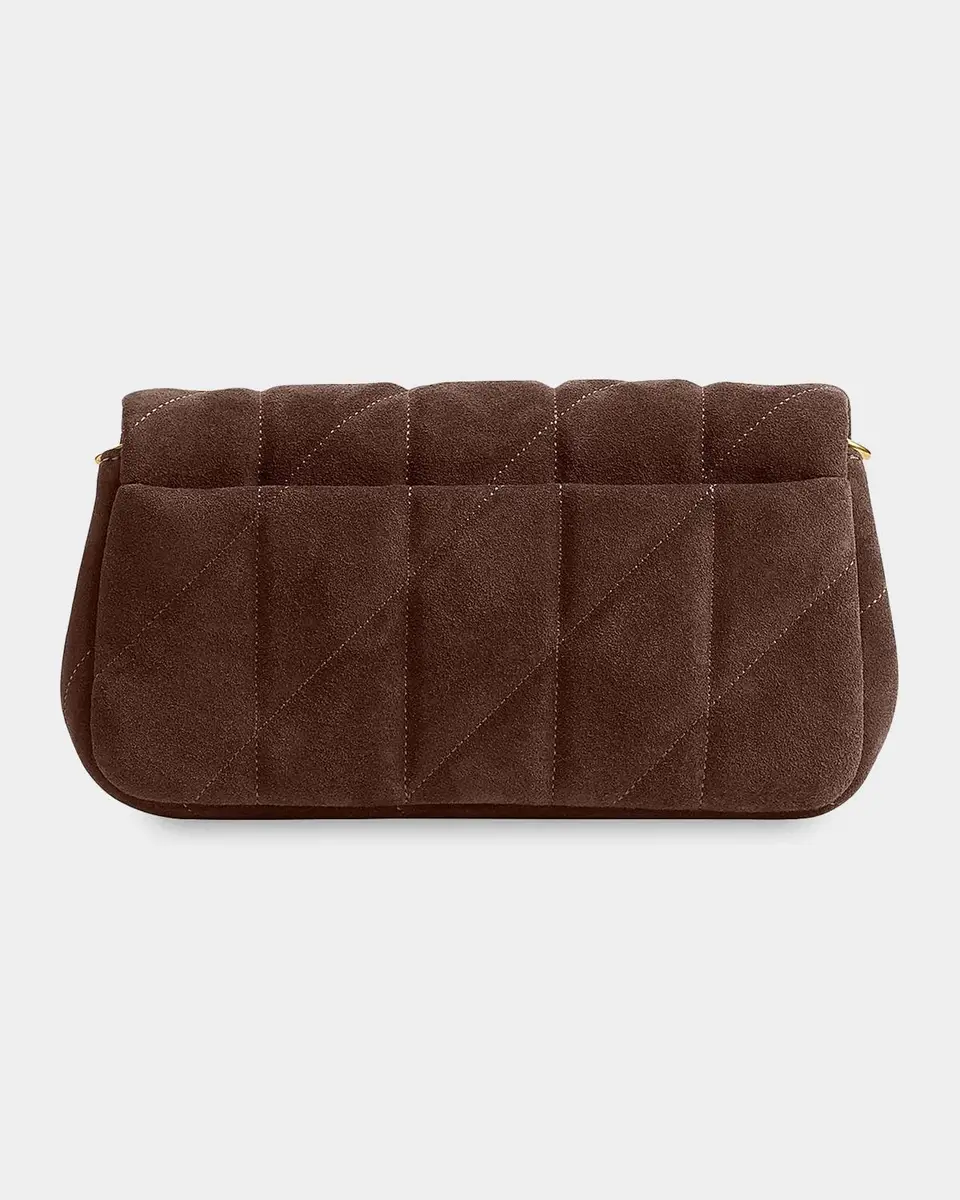 Coach Tabby Quilted Suede Chain Crossbody Bag 19 | Thumbnail 3 Coach Tabby Quilted Suede Chain Crossbody Bag 19 | Thumbnail 3