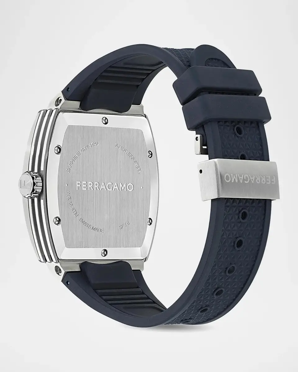 Ferragamo Men's F-80 Tonneau Stainless Steel Watch/42MM | Thumbnail 4 Ferragamo Men's F-80 Tonneau Stainless Steel Watch/42MM | Thumbnail 4