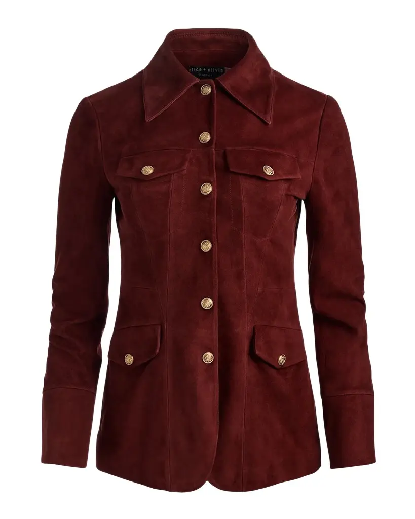Dorothie Suede Single-Breasted Blazer Dorothie Suede Single-Breasted Blazer