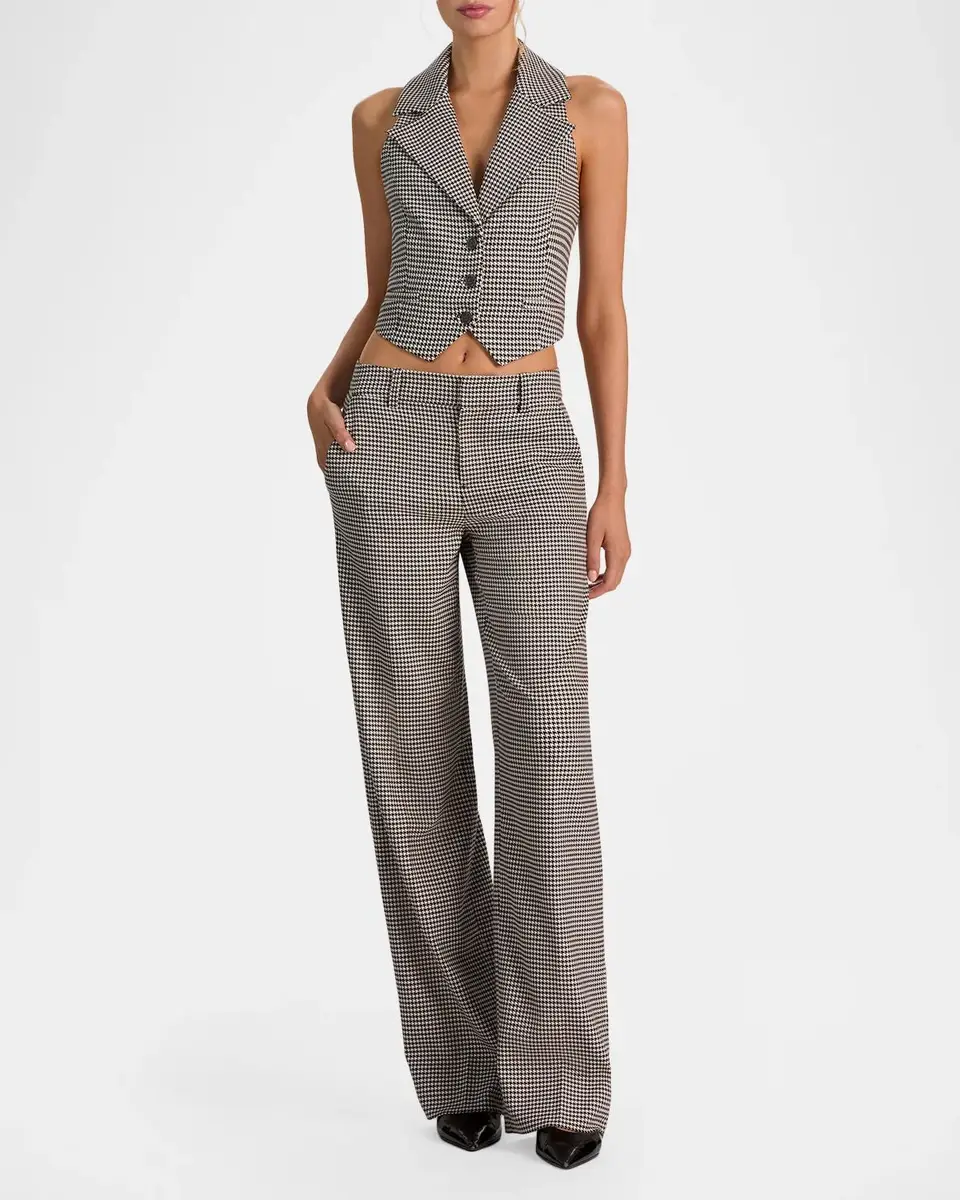 Alice + Olivia Donna Houndstooth Vest | Thumbnail 2