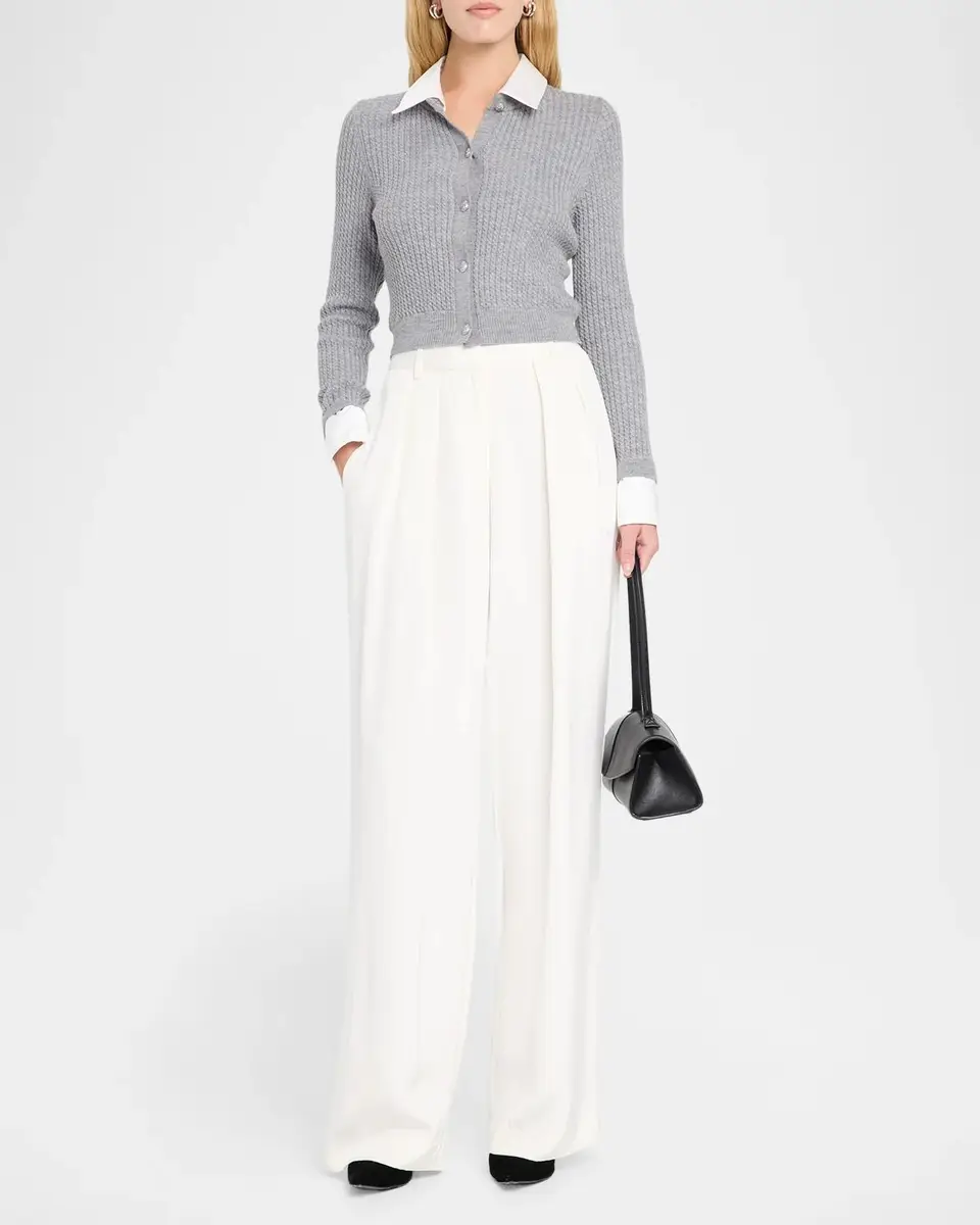 Alice + Olivia Dollie Wool-Blend Cardigan | Thumbnail 2 Alice + Olivia Dollie Wool-Blend Cardigan | Thumbnail 2