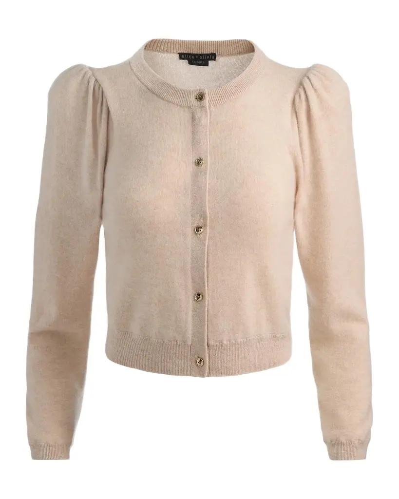 Dollie Puff-Sleeve Cardigan Dollie Puff-Sleeve Cardigan
