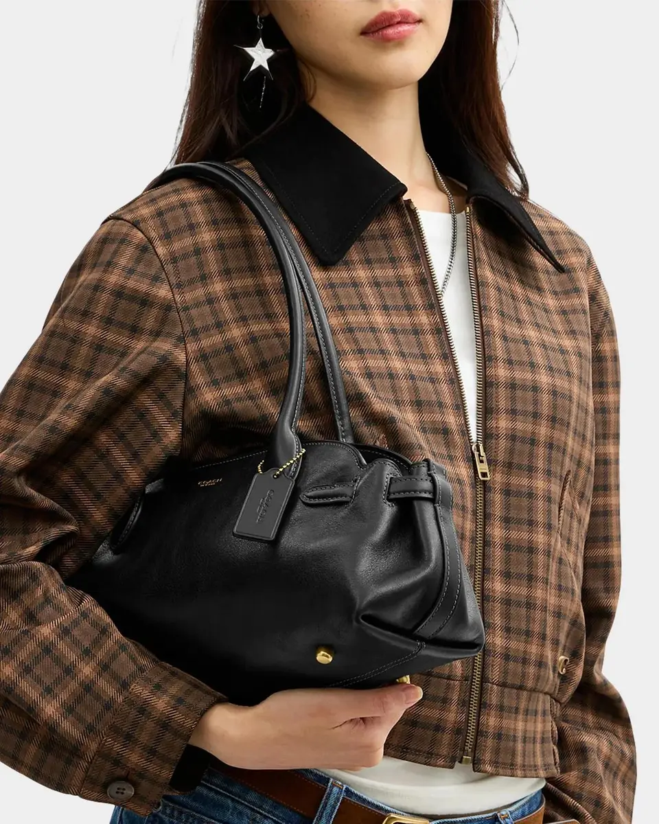 Coach Soft Empire 34 Leather Carryall | Thumbnail 2