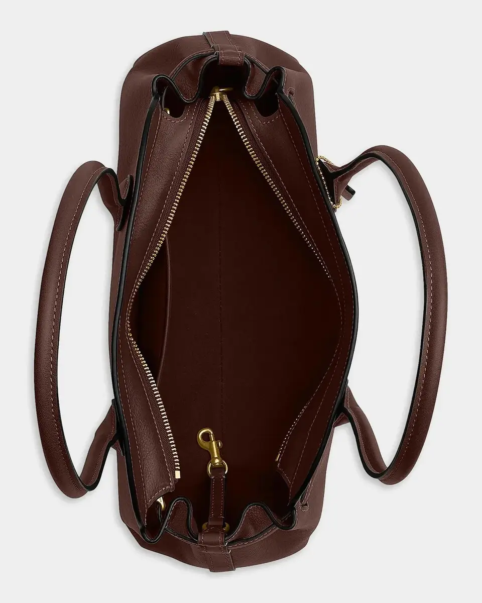 Coach Soft Empire 34 Leather Carryall | Thumbnail 11