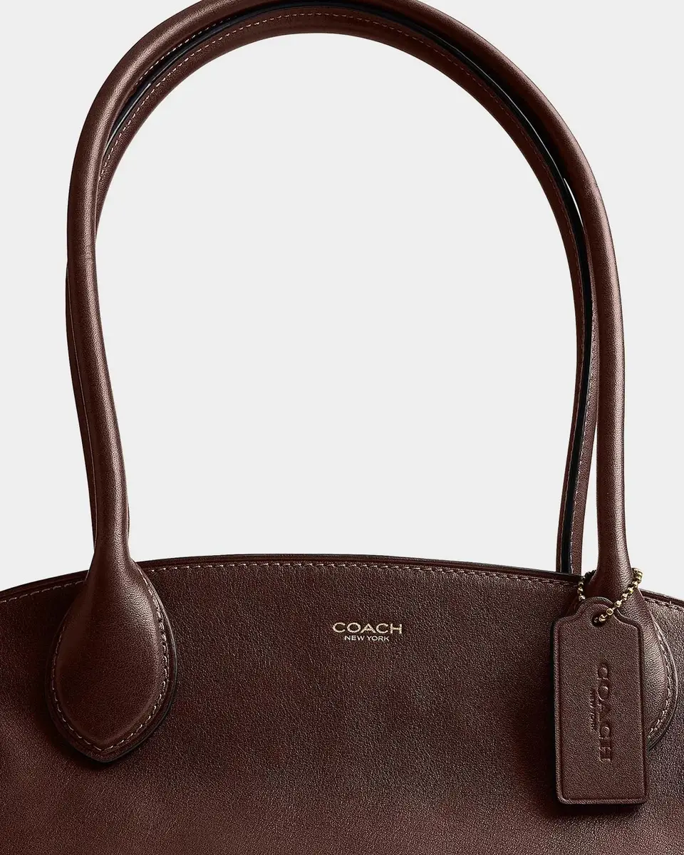 Coach Soft Empire 34 Leather Carryall | Thumbnail 13