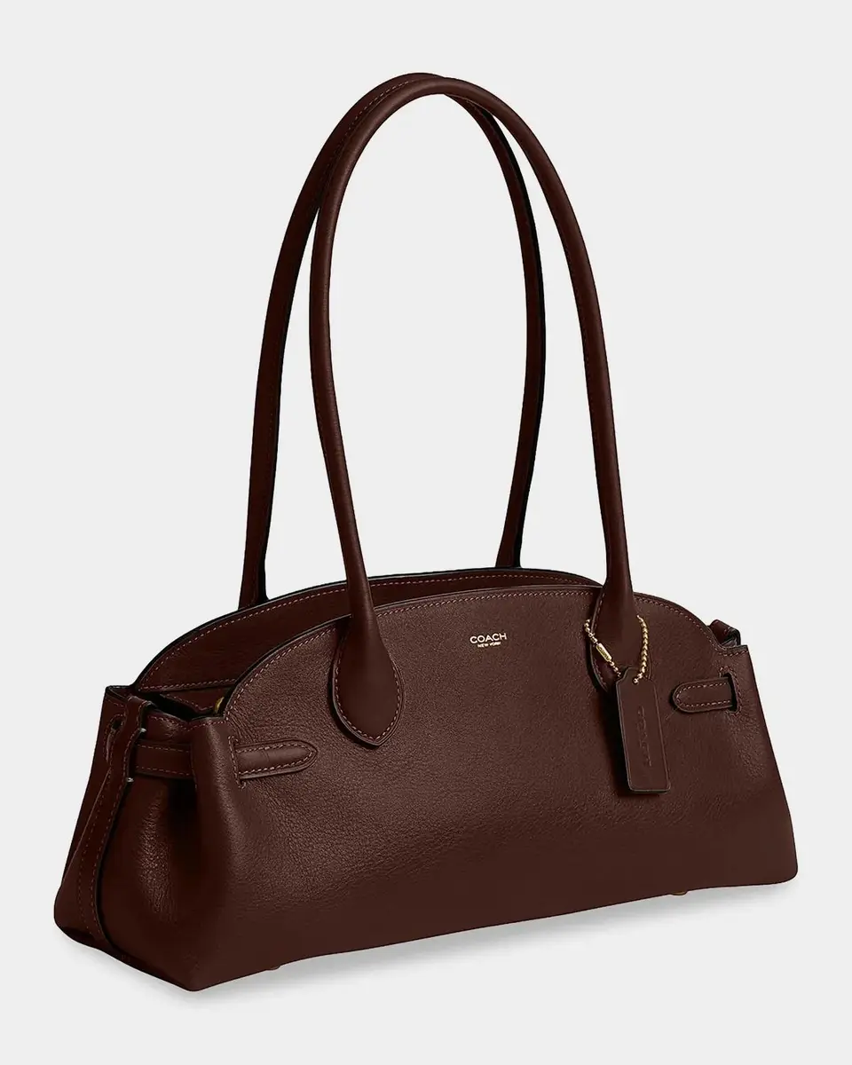 Coach Soft Empire 34 Leather Carryall | Thumbnail 14