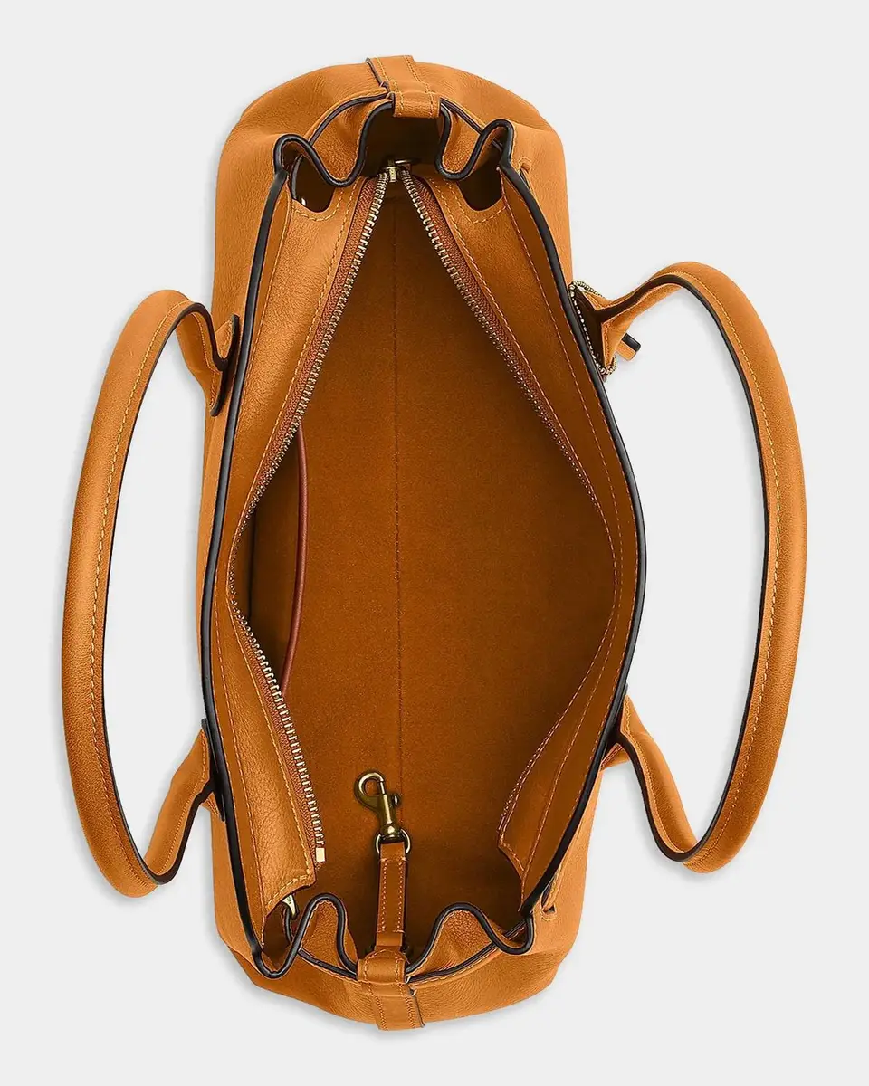 Coach Soft Empire 34 Leather Carryall | Thumbnail 17