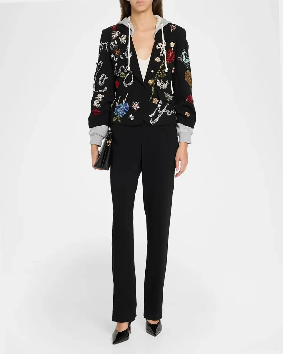 Cinq à Sept Greatest Hits Embellished Hybrid Blazer | Thumbnail 2