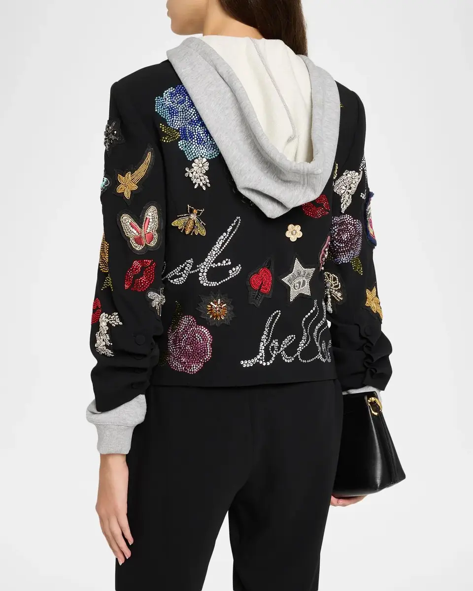 Cinq à Sept Greatest Hits Embellished Hybrid Blazer | Thumbnail 3