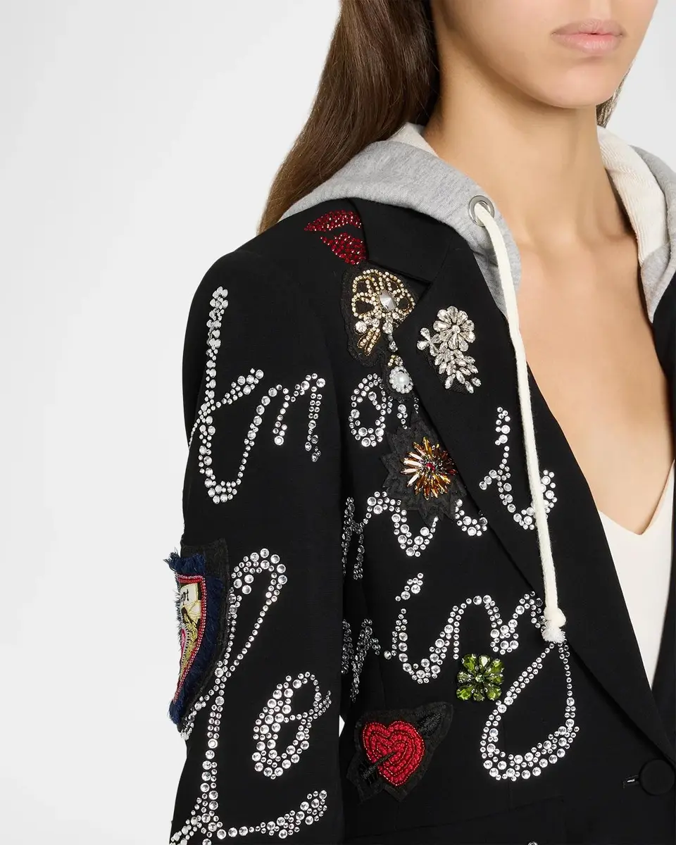 Cinq à Sept Greatest Hits Embellished Hybrid Blazer | Thumbnail 5