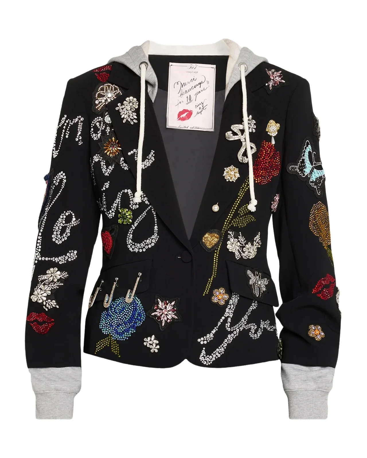 Greatest Hits Embellished Hybrid Blazer Greatest Hits Embellished Hybrid Blazer