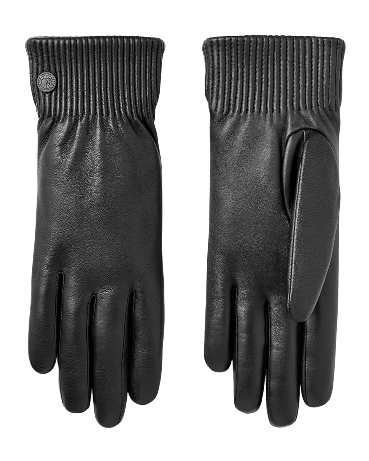 Canada Goose Ribbed Leather Gloves