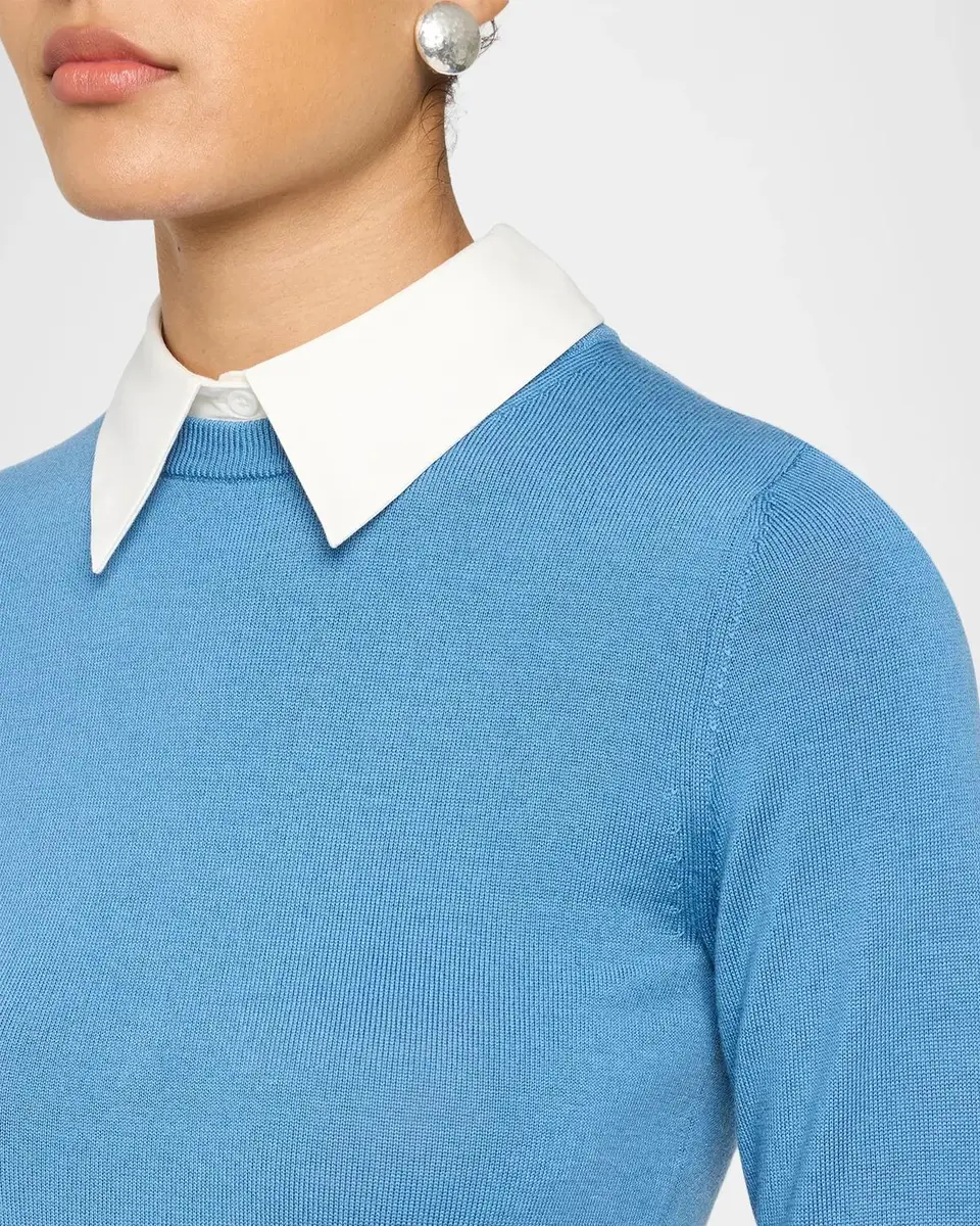 Alice + Olivia Porla Collared Wool Sweater | Thumbnail 5 Alice + Olivia Porla Collared Wool Sweater | Thumbnail 5