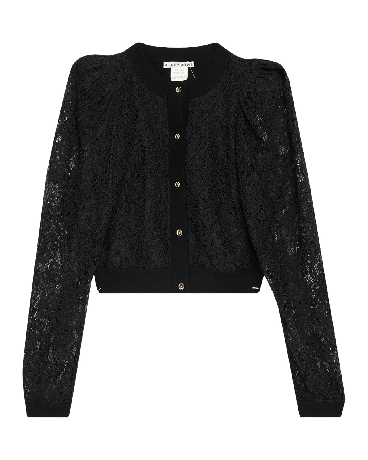 Kitty Lace Overlay Cardigan
