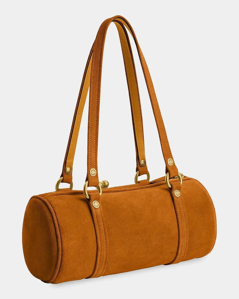 Coach Kisslock Barrel Suede Shoulder Bag | Thumbnail 7 Coach Kisslock Barrel Suede Shoulder Bag | Thumbnail 7
