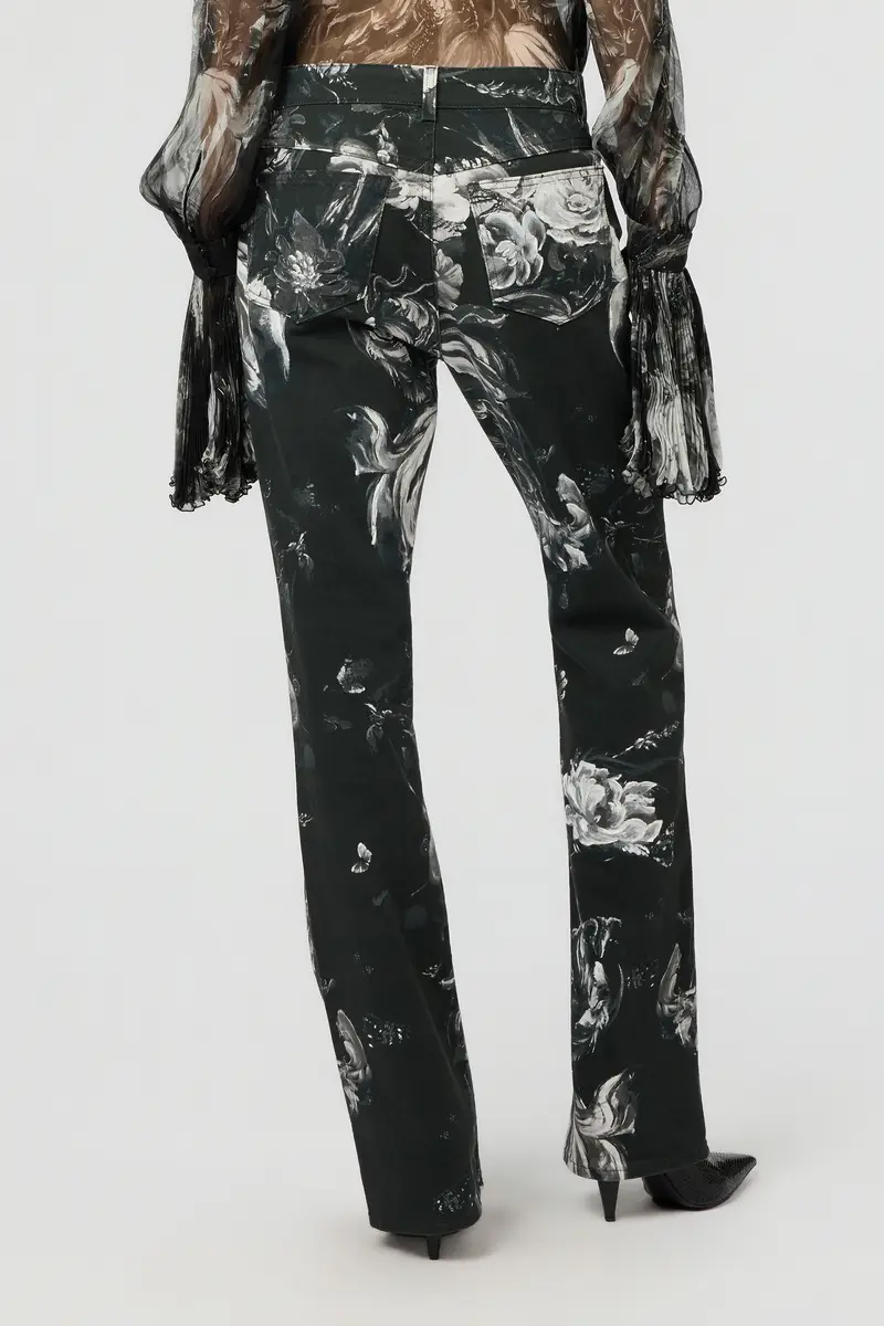 Roberto Cavalli Jeans With Fiammingo Flowers Print | Thumbnail 3 Roberto Cavalli Jeans With Fiammingo Flowers Print | Thumbnail 3