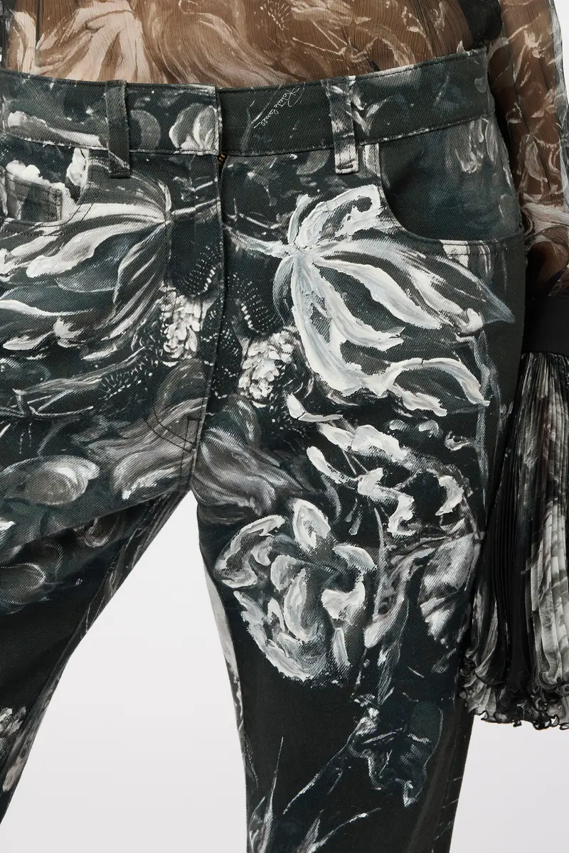 Roberto Cavalli Jeans With Fiammingo Flowers Print | Thumbnail 4 Roberto Cavalli Jeans With Fiammingo Flowers Print | Thumbnail 4