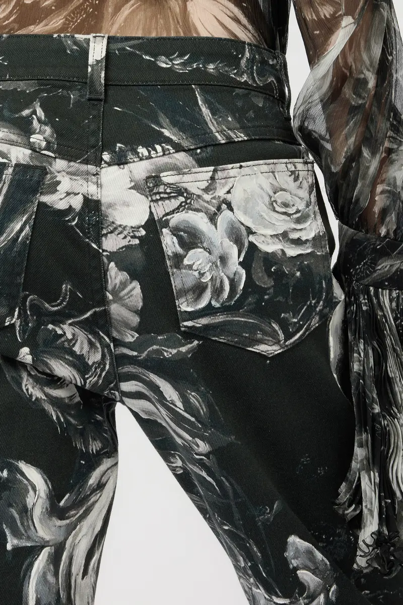 Roberto Cavalli Jeans With Fiammingo Flowers Print | Thumbnail 5 Roberto Cavalli Jeans With Fiammingo Flowers Print | Thumbnail 5
