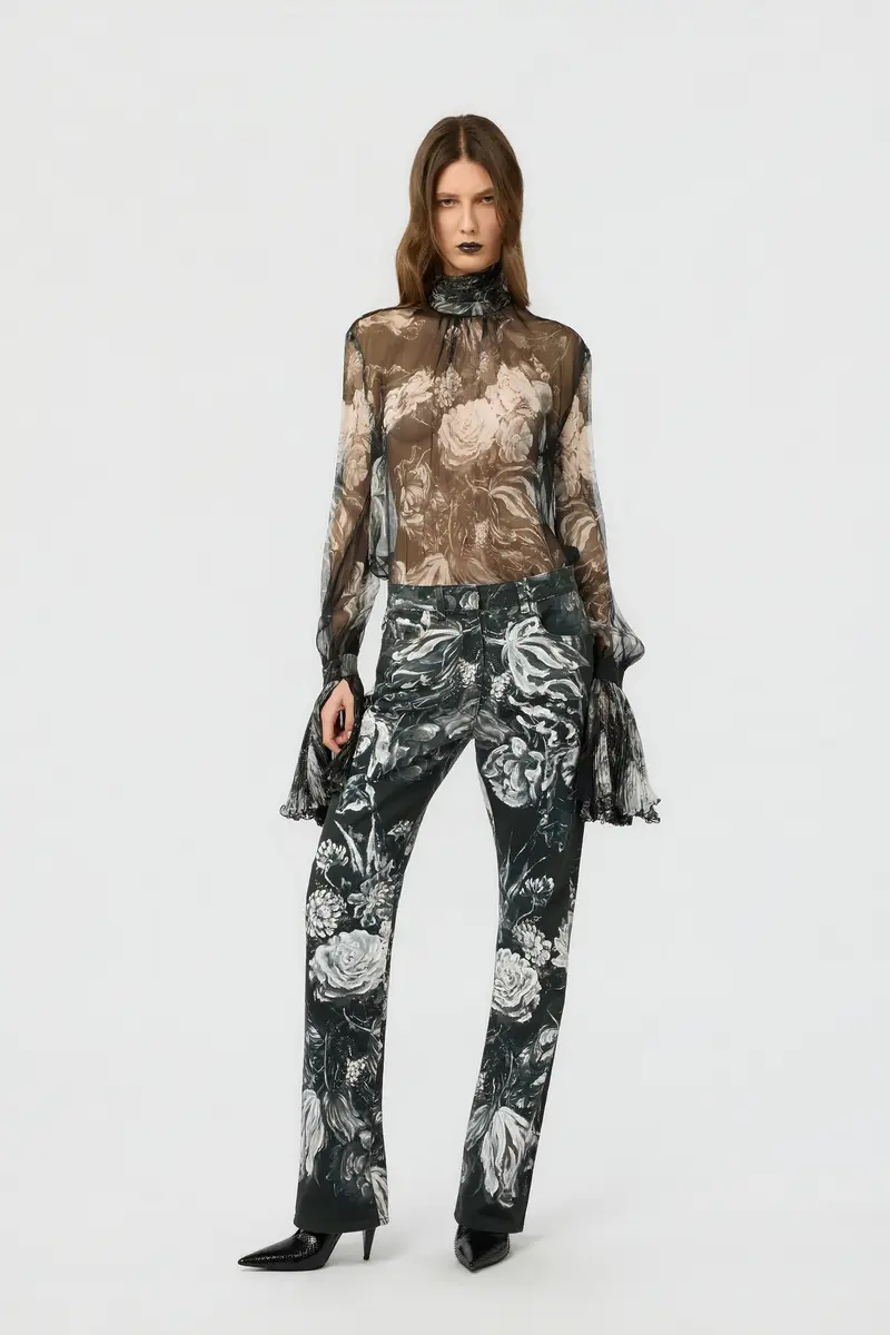 Roberto Cavalli Jeans With Fiammingo Flowers Print | Thumbnail 6 Roberto Cavalli Jeans With Fiammingo Flowers Print | Thumbnail 6