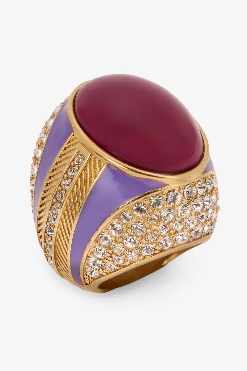Roberto Cavalli Burgundy Ring | Thumbnail 3