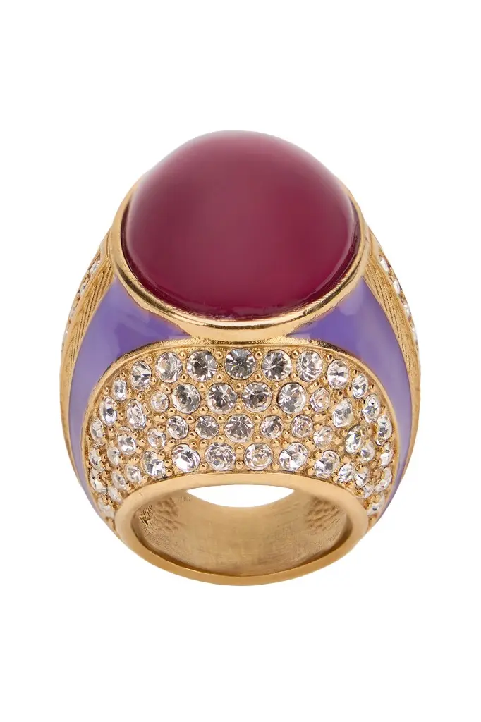 Roberto Cavalli Burgundy Ring