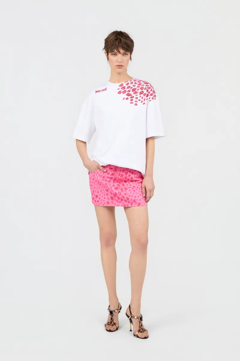 Roberto Cavalli The Jaguar Kiss Print Mini Skirt | Thumbnail 6 Roberto Cavalli The Jaguar Kiss Print Mini Skirt | Thumbnail 6