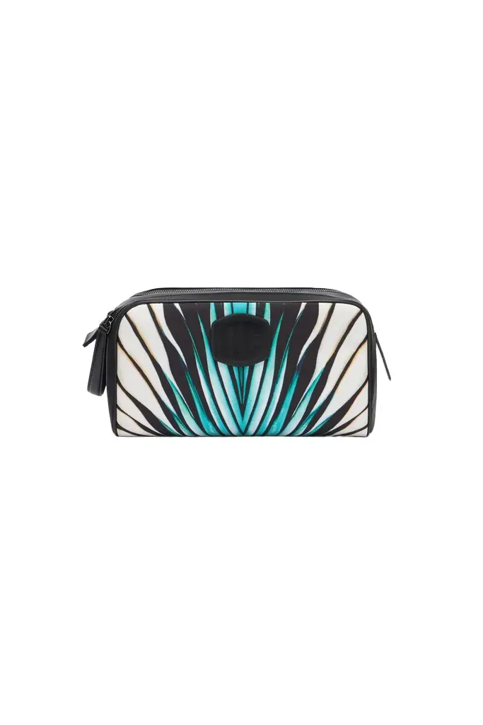 Roberto Cavalli Ray Of Sea Print Cosmetic Case