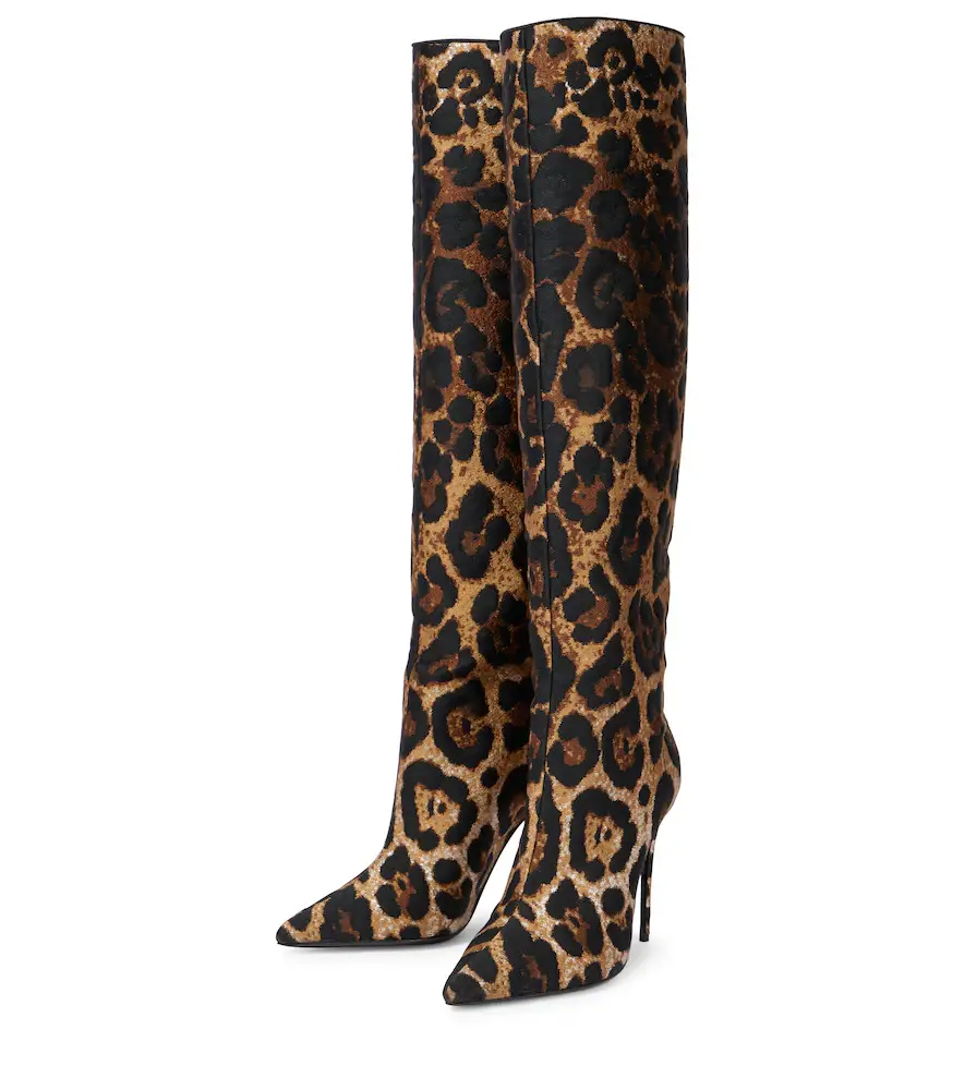 Dolce & Gabbana Leopard-print over-the-knee boots | Thumbnail 2 Dolce & Gabbana Leopard-print over-the-knee boots | Thumbnail 2