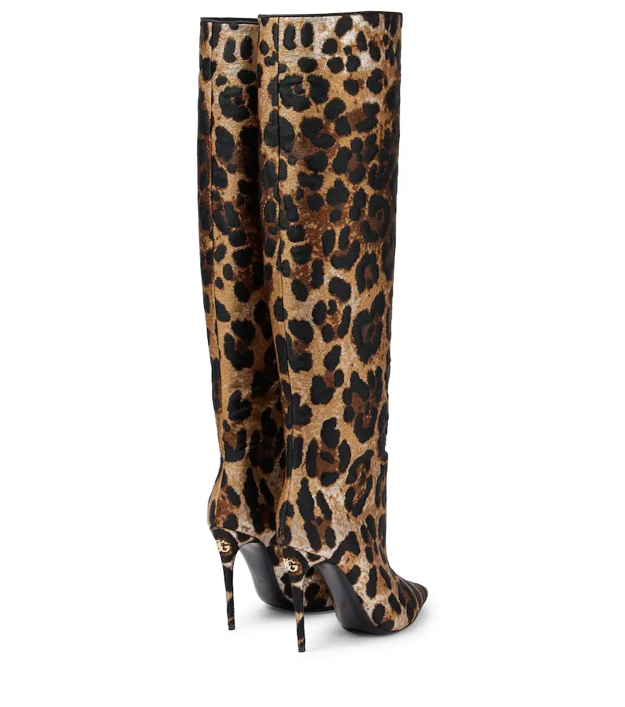 Dolce & Gabbana Leopard-print over-the-knee boots | Thumbnail 3 Dolce & Gabbana Leopard-print over-the-knee boots | Thumbnail 3