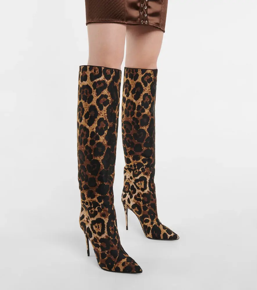 Dolce & Gabbana Leopard-print over-the-knee boots | Thumbnail 6 Dolce & Gabbana Leopard-print over-the-knee boots | Thumbnail 6
