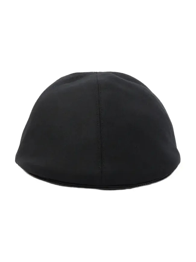 Wool and cashmere flat cap