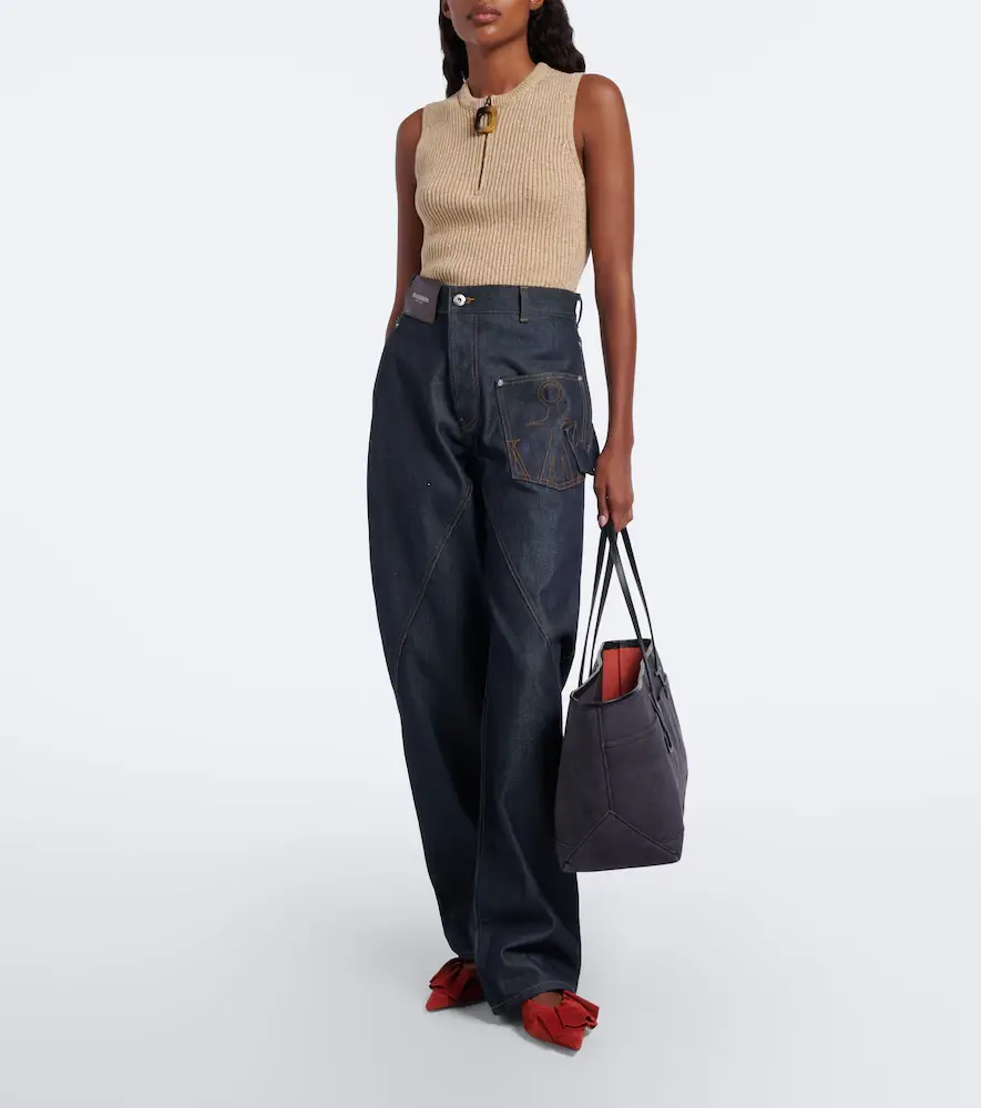 JW Anderson Elongated Anchor canvas tote bag | Thumbnail 4 JW Anderson Elongated Anchor canvas tote bag | Thumbnail 4