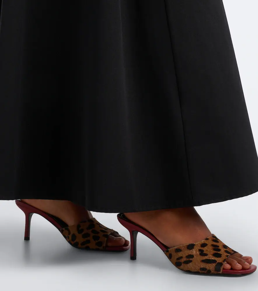 Staud Bea leopard-print calf hair mules | Thumbnail 5