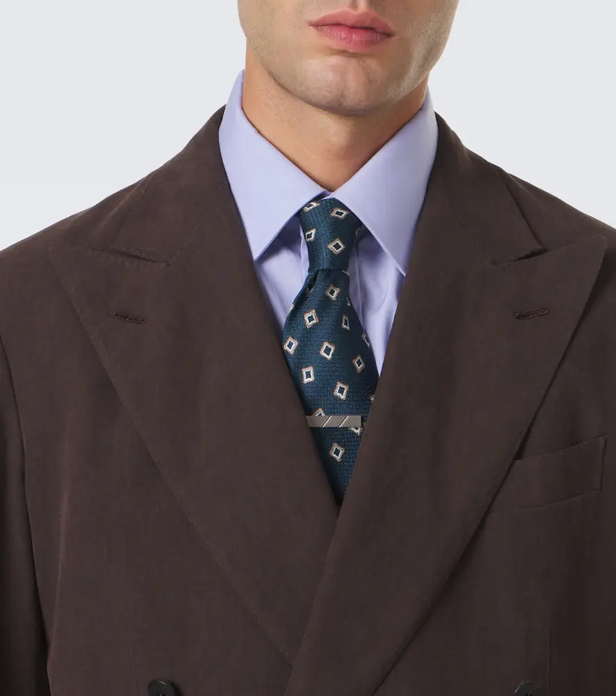 Brioni Silk jacquard tie | Thumbnail 2 Brioni Silk jacquard tie | Thumbnail 2