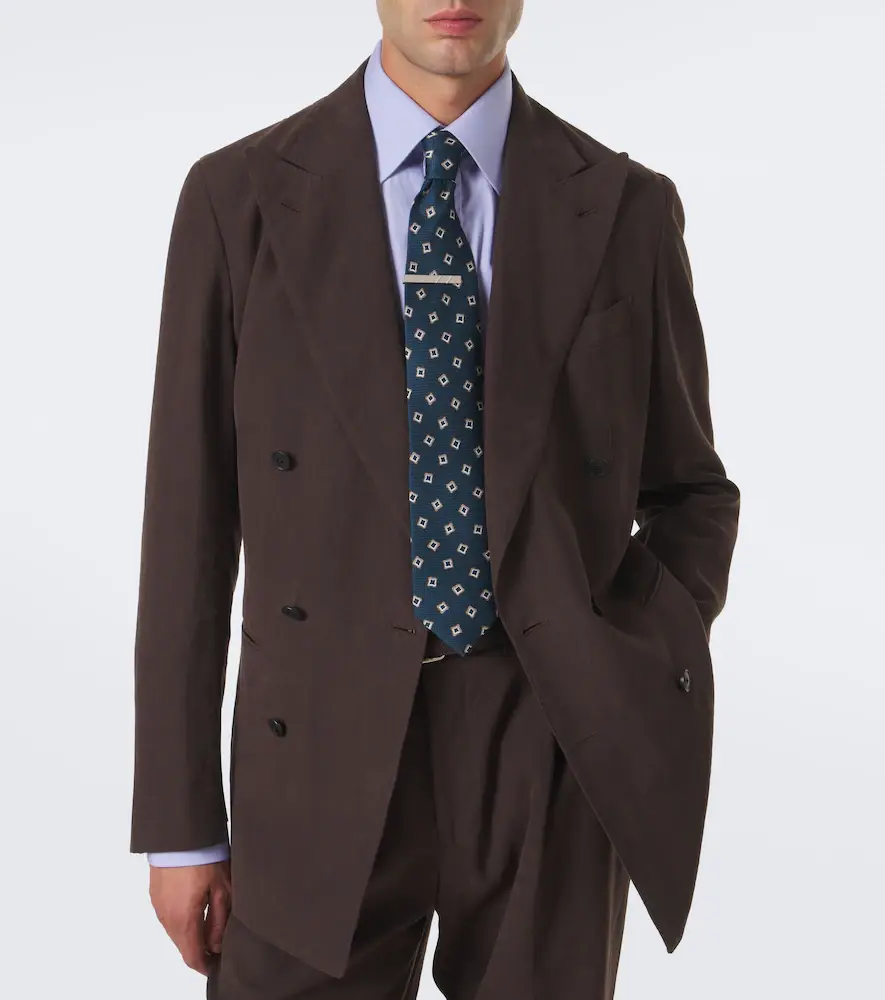 Brioni Silk jacquard tie | Thumbnail 3 Brioni Silk jacquard tie | Thumbnail 3