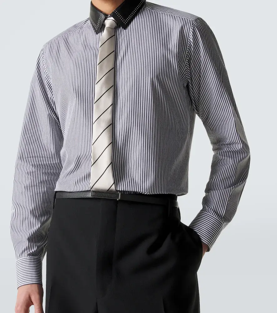 Tom Ford Striped cotton poplin shirt | Thumbnail 7 Tom Ford Striped cotton poplin shirt | Thumbnail 7