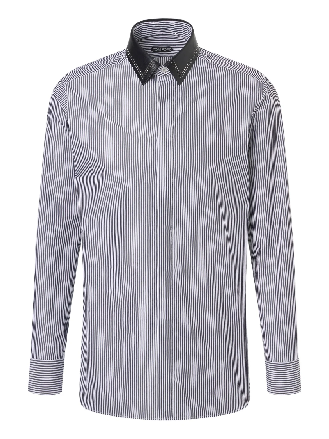Tom Ford Striped cotton poplin shirt
