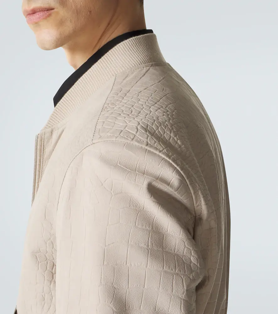 Tom Ford Printed leather bomber jacket | Thumbnail 2 Tom Ford Printed leather bomber jacket | Thumbnail 2