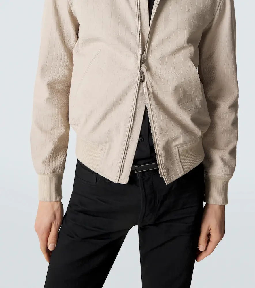 Tom Ford Printed leather bomber jacket | Thumbnail 3 Tom Ford Printed leather bomber jacket | Thumbnail 3