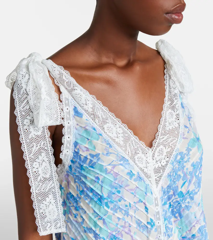 Zimmermann Solstice Lantern floral cotton minidress | Thumbnail 3 Zimmermann Solstice Lantern floral cotton minidress | Thumbnail 3