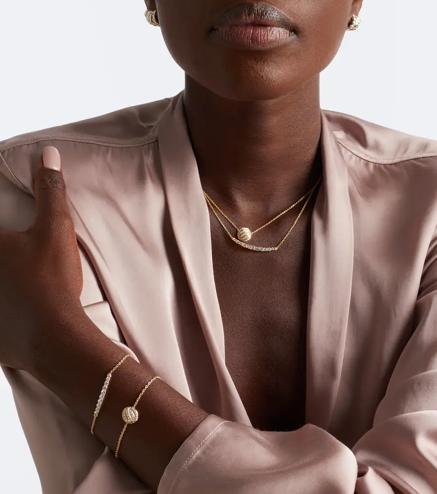 David Yurman Sculpted Cable 18kt gold chain bracelet with diamonds | Thumbnail 2 David Yurman Sculpted Cable 18kt gold chain bracelet with diamonds | Thumbnail 2
