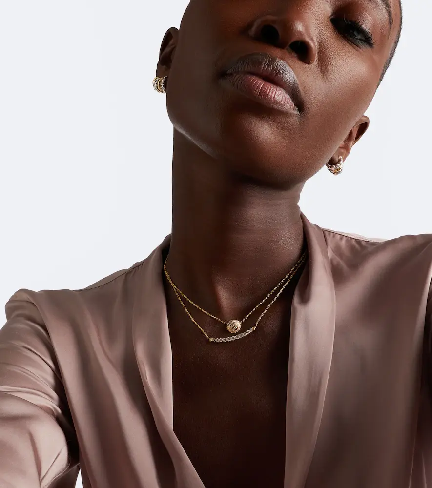 David Yurman Sculpted Cable 18kt gold pendant necklace with diamonds | Thumbnail 5 David Yurman Sculpted Cable 18kt gold pendant necklace with diamonds | Thumbnail 5