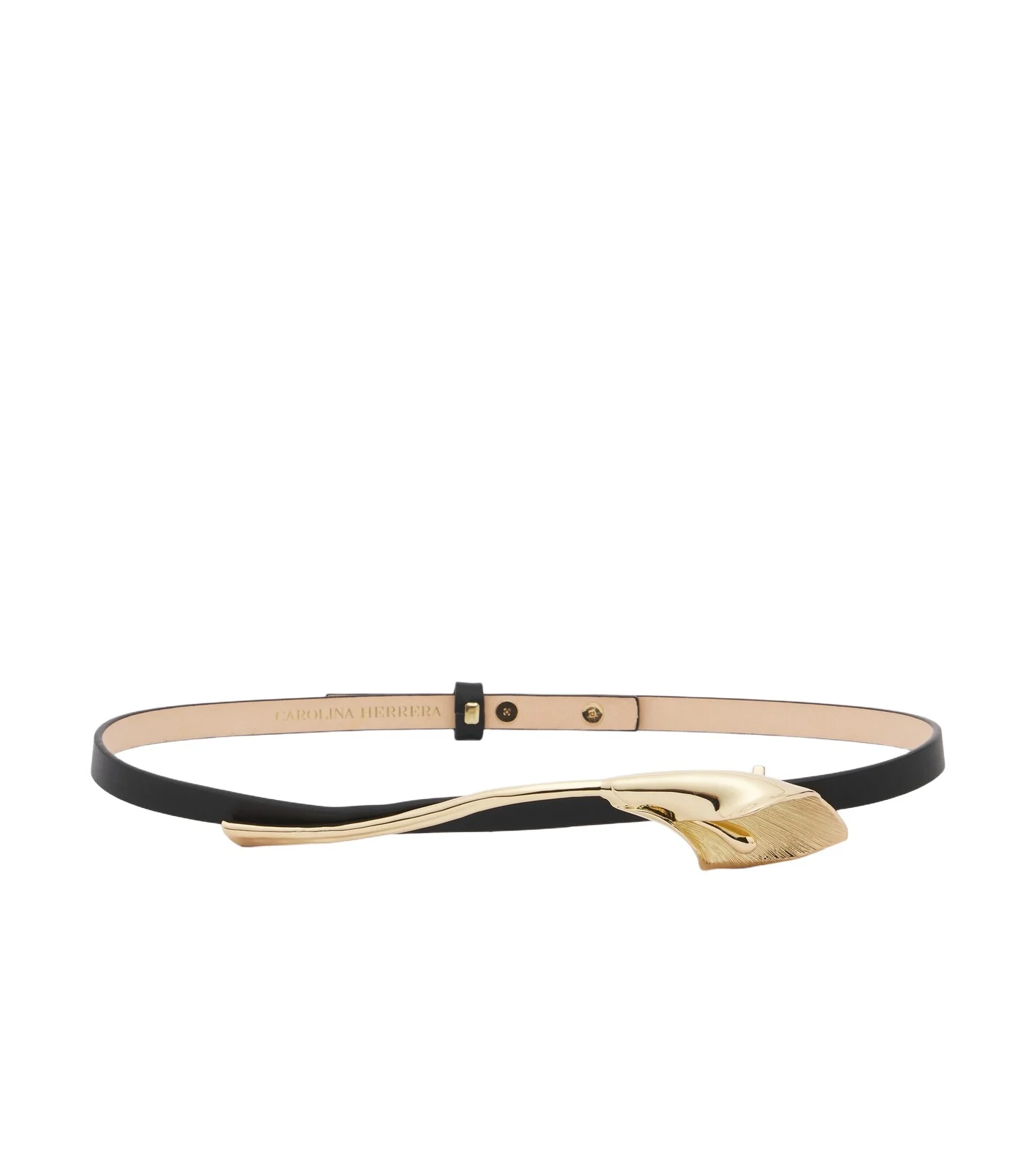 Embellished leather belt