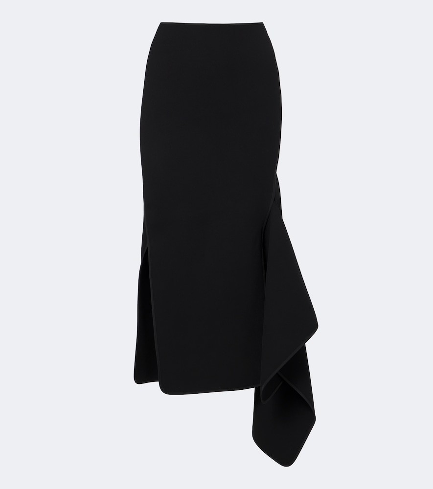 Maticevski Gleam draped midi skirt