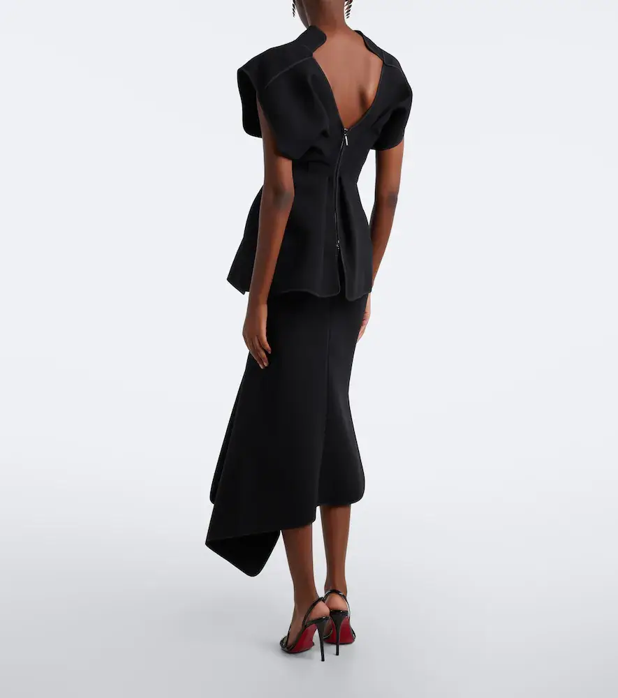 Maticevski Gleam draped midi skirt | Thumbnail 4 Maticevski Gleam draped midi skirt | Thumbnail 4