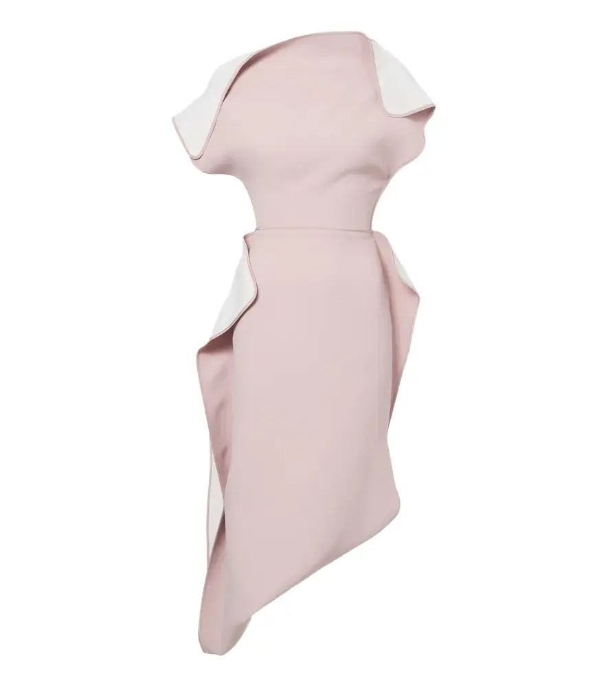 Maticevski Invoke draped asymmetric midi dress