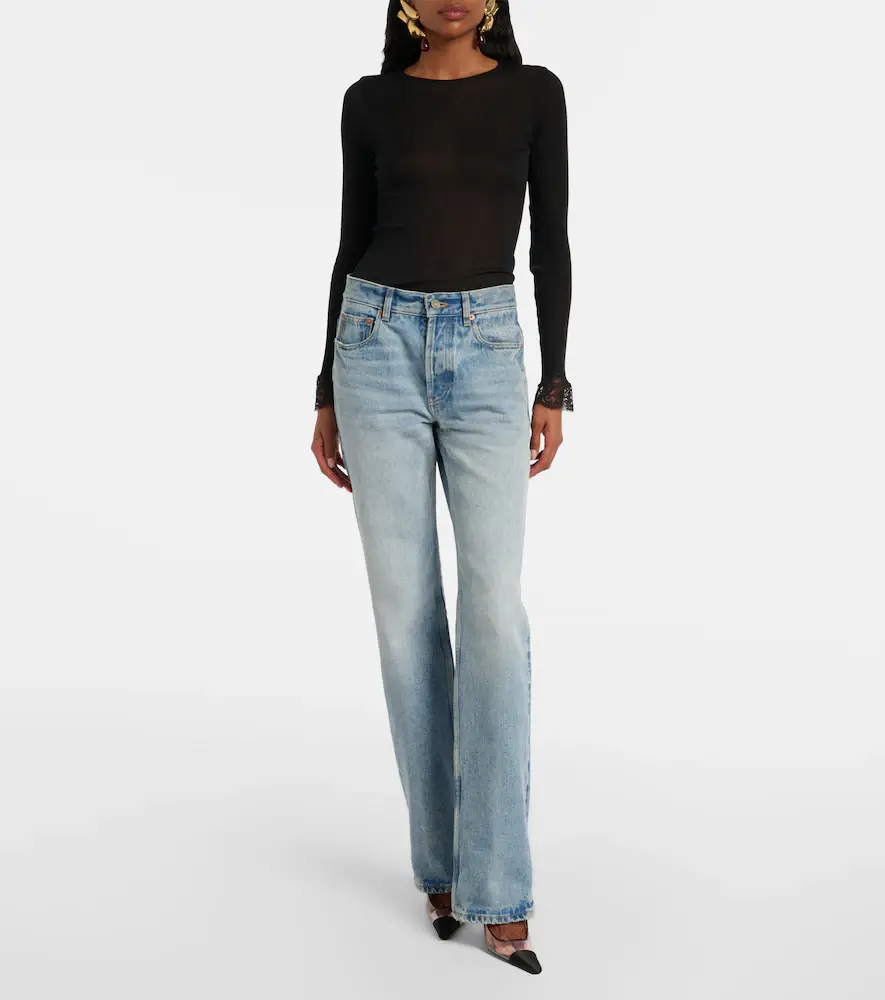 Saint Laurent Nico straight jeans | Thumbnail 6 Saint Laurent Nico straight jeans | Thumbnail 6