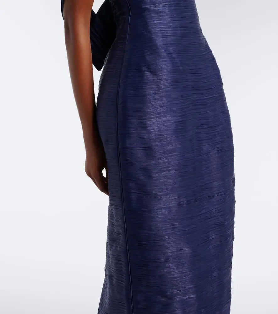 Marmar Halim Pleated off-shoulder gown | Thumbnail 6 Marmar Halim Pleated off-shoulder gown | Thumbnail 6